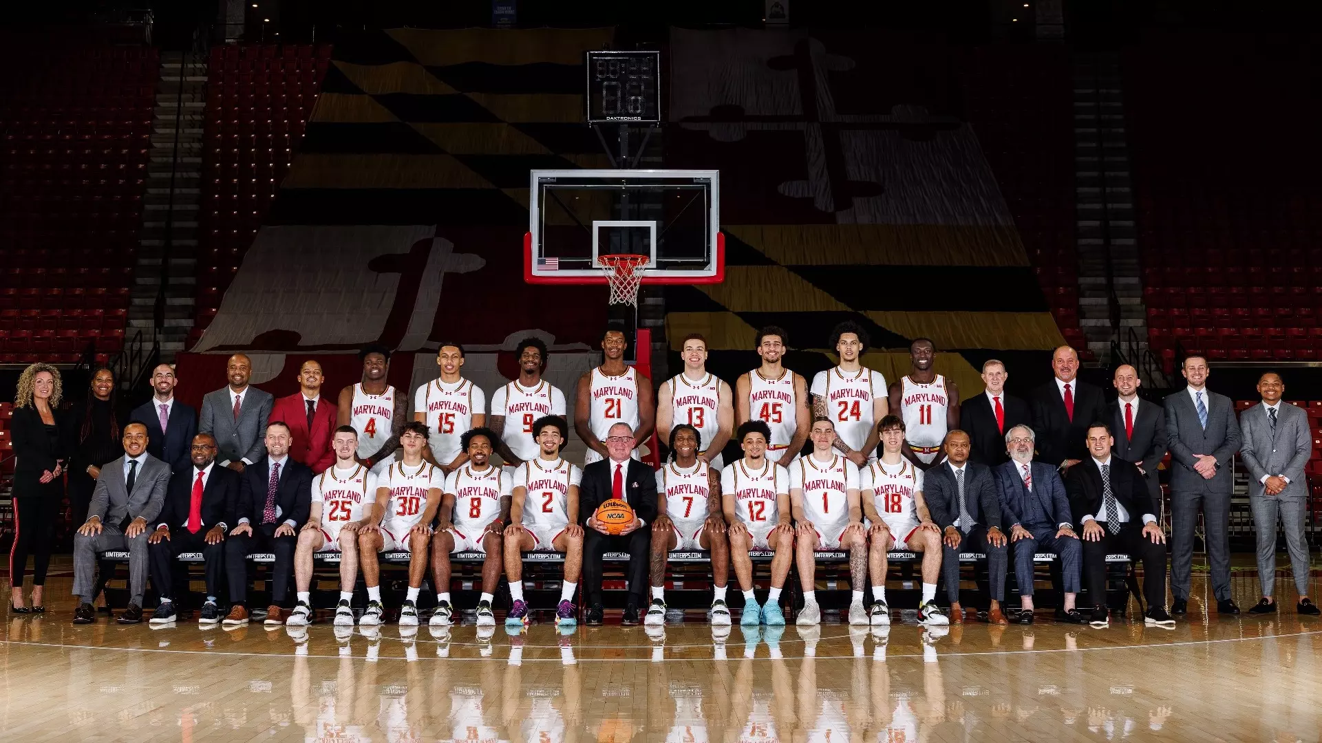2025-26 Maryland Men's Basketball Team Photo