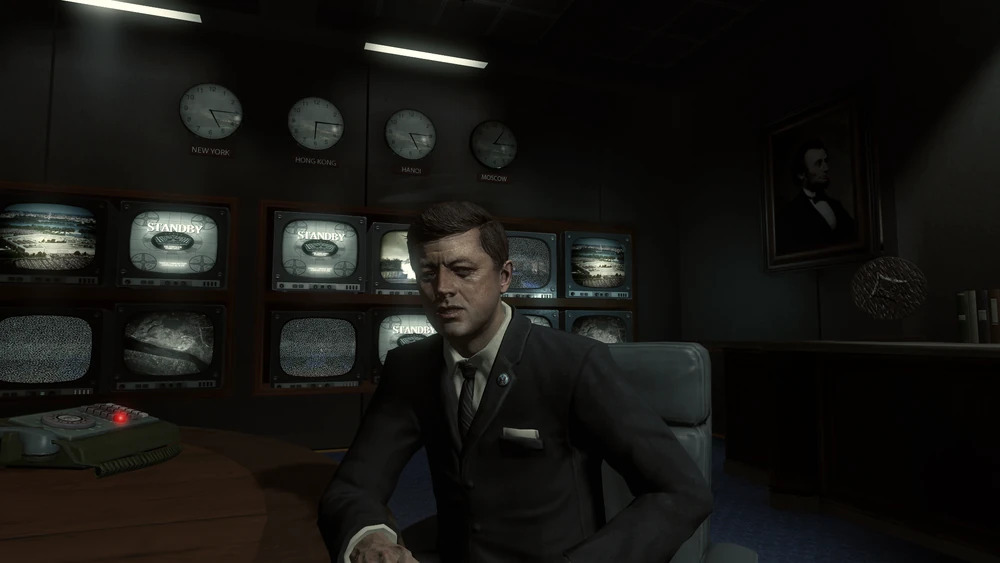Despite including President John F. Kennedy as a character, Black Ops has nothing to say about him or any real-life politicians.