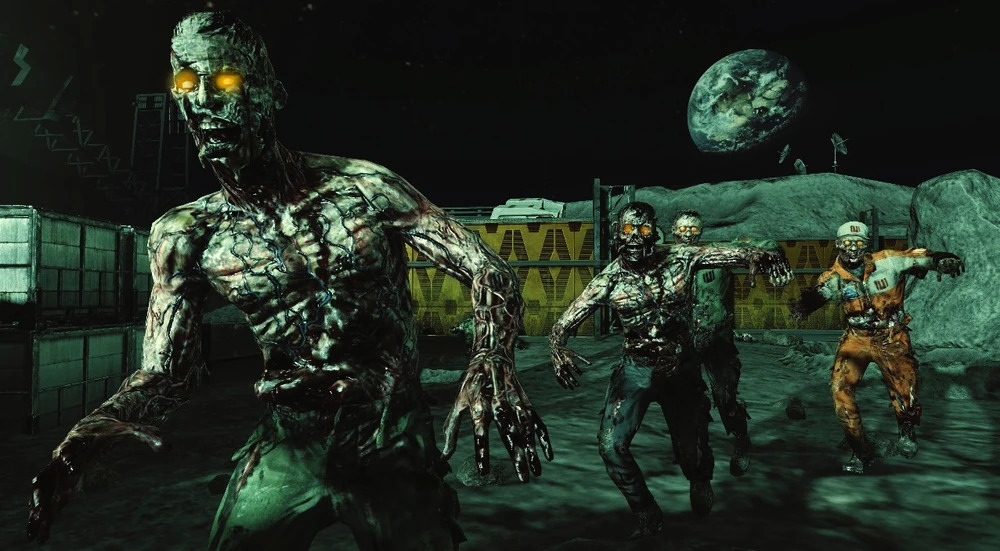 The Zombies mode in Call of Duty: Black Ops took players to locales as far as the moon.