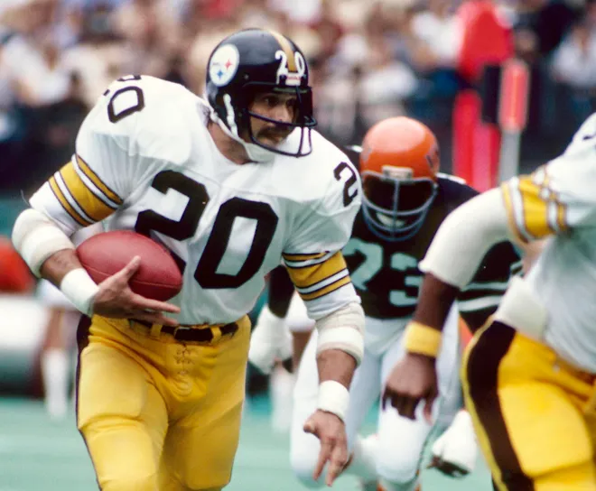 Rocky Bleier was drafted after attending Notre Dame and was wounded in combat in Vietnam and awarded the Bronze Star and a Purple Heart. He recovered and went on to win four Super Bowls with the Pittsburgh Steelers.