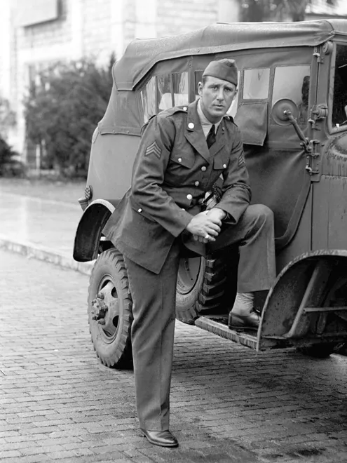 Hank Greenberg of the Detroit Tigers served four years in the Army, missing peak years of his Hall of Fame baseball career.