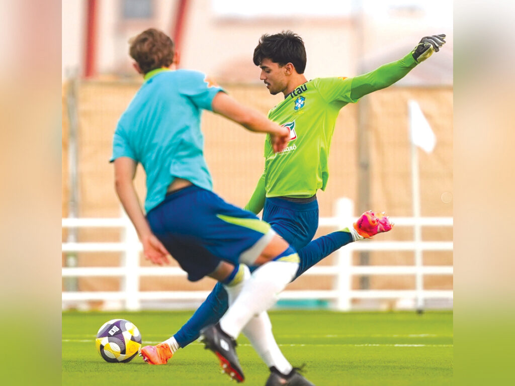 Brazil face a tough test against France today. PIC: CBF