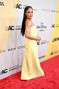Tessa Thompson at the 39th American Cinematheque Awards held at The Beverly Hilton on November 20, 2025 in Los Angeles, California.