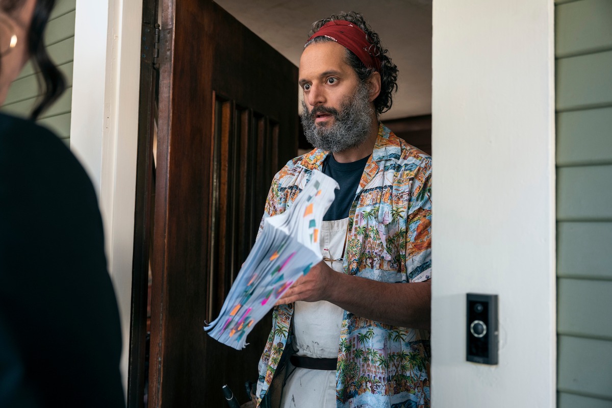 Jason Mantzoukas as Apollo in ‘A Man on the Inside’ Season 2.