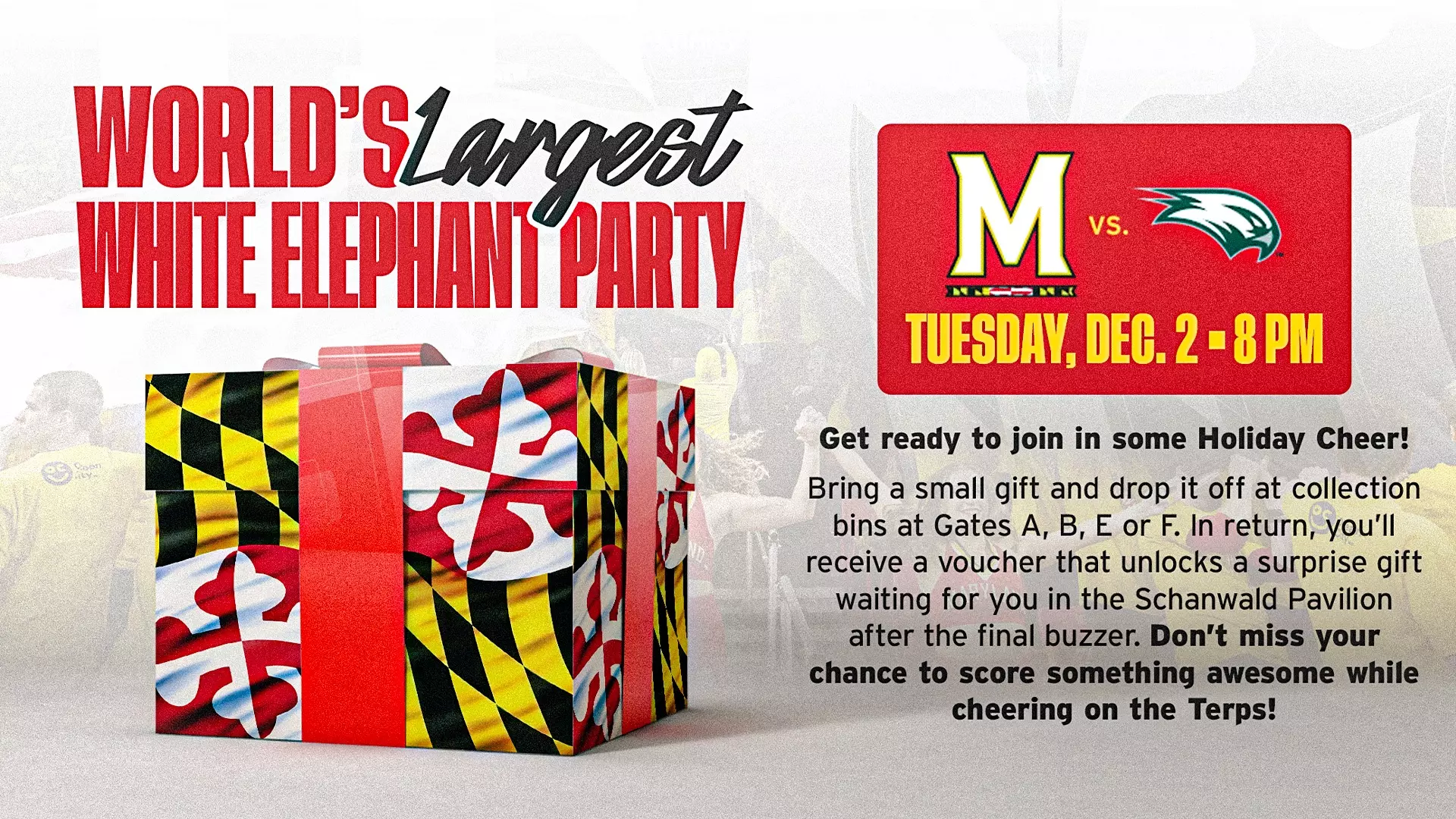 Men's Basketball - World's Largest White Elephant Party Graphic