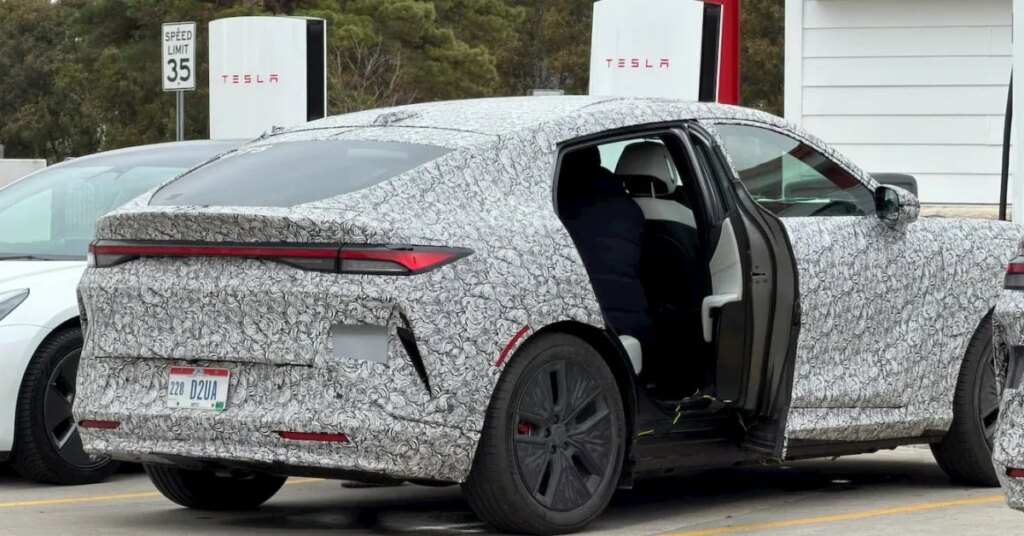 New Acura RSX EV spotted at a Tesla Supercharger [Images]