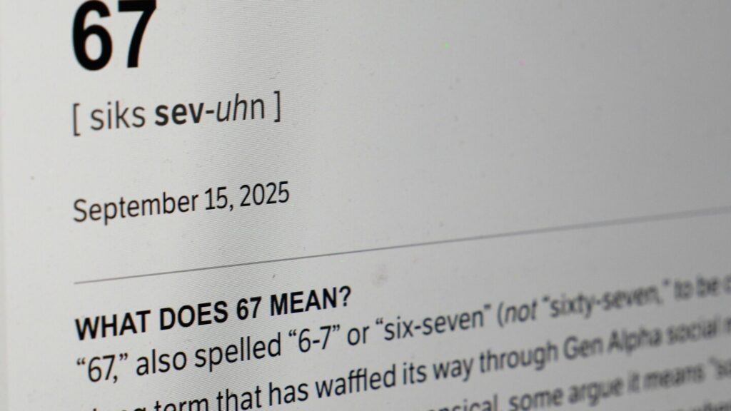 Dictionary.com’s word of the year is '6-7.' What does it mean?