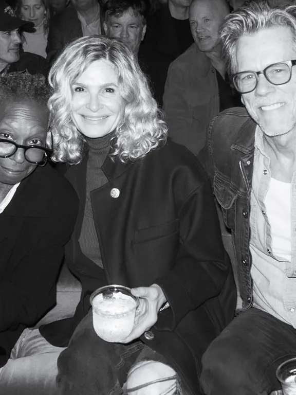 Whoopi Goldberg, Kyra Sedgwick and Kevin Bacon