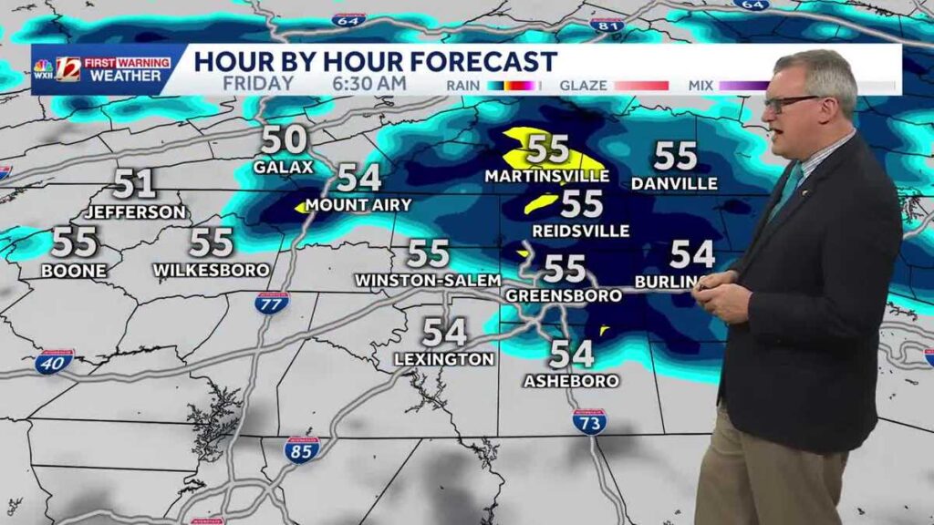 Mild November days continue for the Triad, weekend rain chance