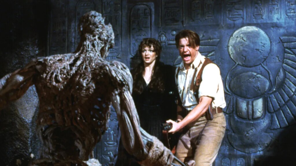 The Mummy, Rachel Weisz, Brendan Fraser, 1999