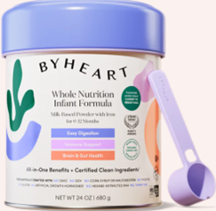 ByHeart Whole Nutrition Infant Formula packaging image