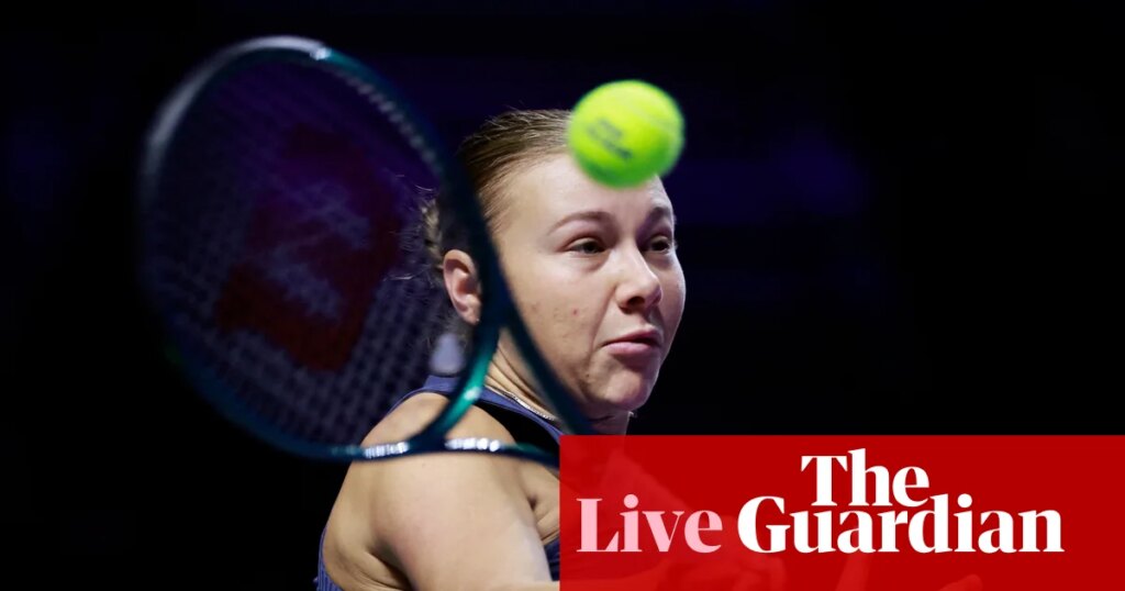 WTA Finals tennis: Iga Swiatek v Amanda Anisimova; Elena Rybakina beats Ekaterina Alexandrova – live | WTA Finals