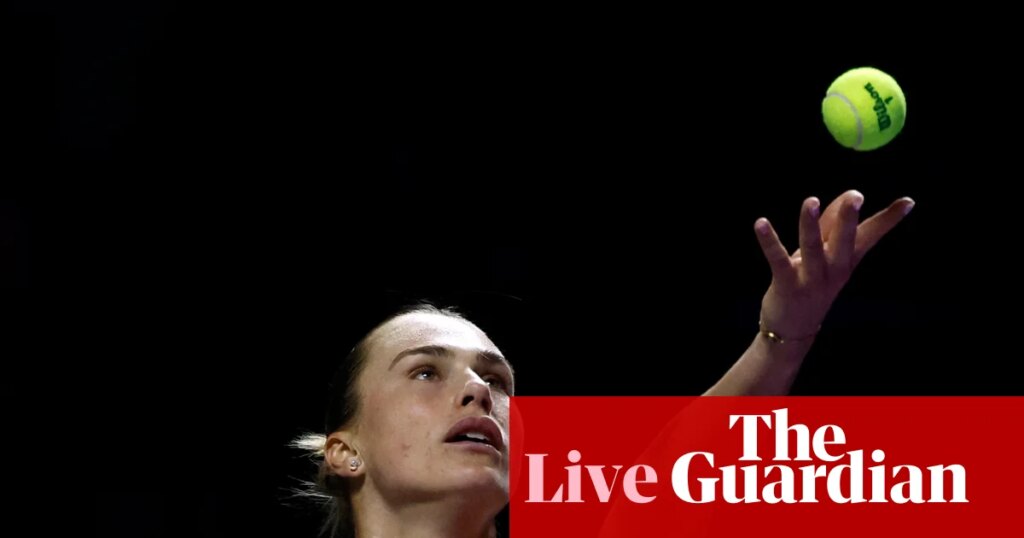 WTA Finals tennis: Sabalenka v Pegula; Gauff beats ailing Paolini in straight sets – live | WTA Finals