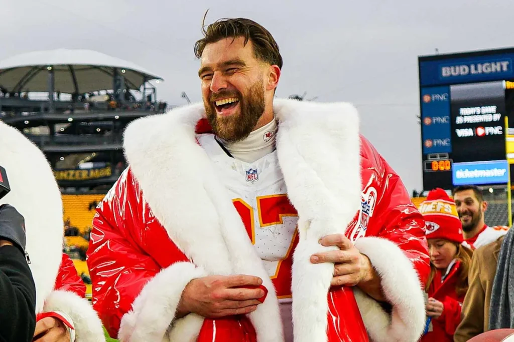 Travis Kelce Transforms Into an Animated Elf for Chiefs' Holiday Video — with a Special Guest as Narrator