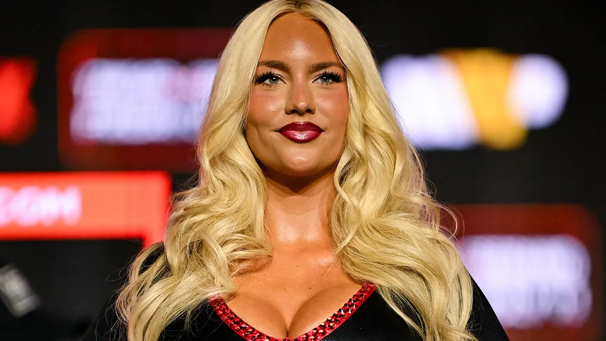 Marissa Ayers at a press conference