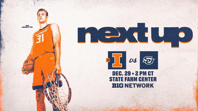 #20 Illini Host Southern in Monday Matinee at State Farm Center