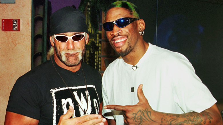 Hulk Hogan and Dennis Rodman