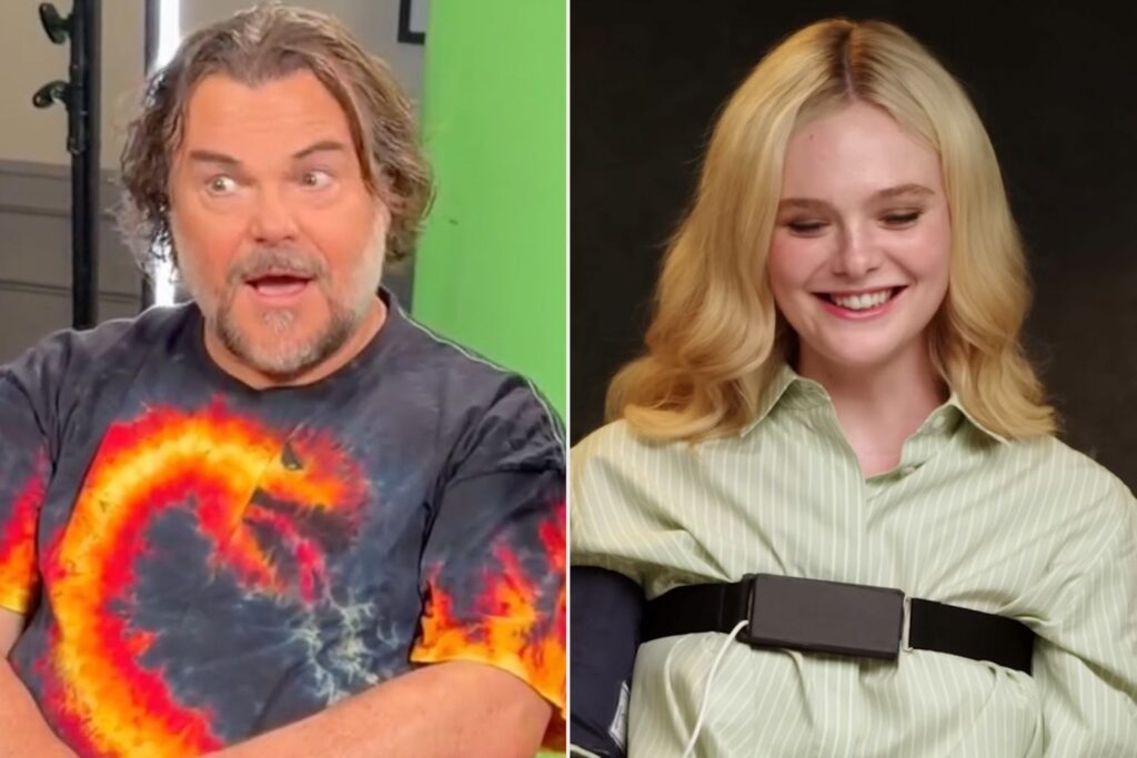 Jack Black Reacts to Being Elle Fanning's Crush, Tells Her Boyfriend 'We've Got No Beef'