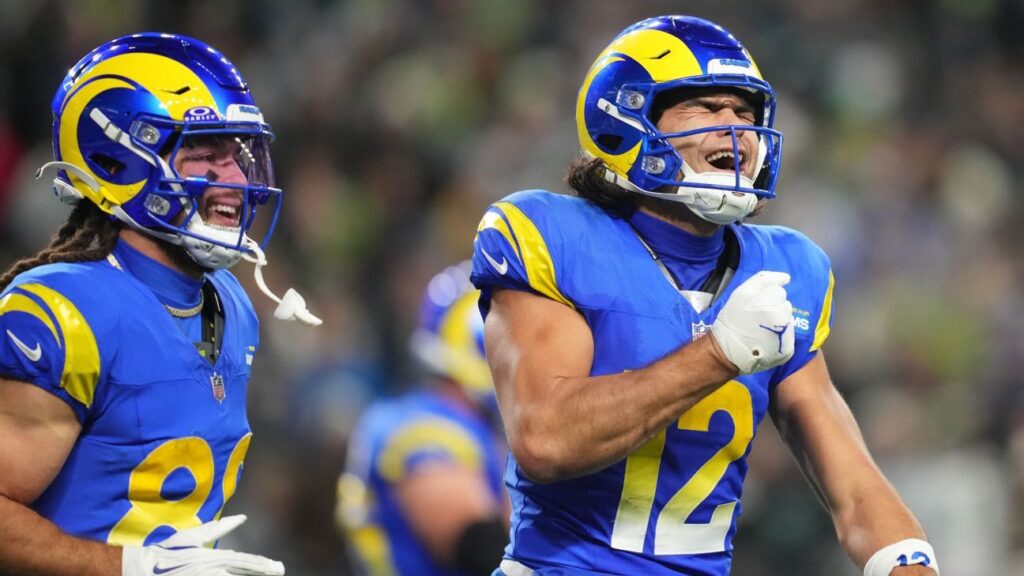 Rams' Nacua dazzles on field, rips refs again to cap chaotic day
