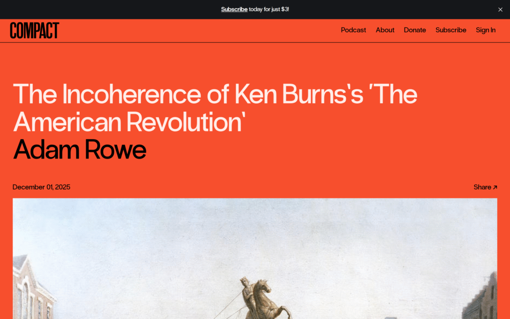 The Incoherence of Ken Burns’s ‘The American Revolution’