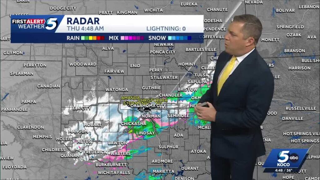 Tracking snow, ice conditions across Oklahoma