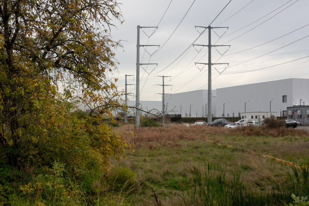QTS Data Centers in Hillsboro on Oct. 11, 2024. (Rian Dundon/Oregon Capital Chronicle)