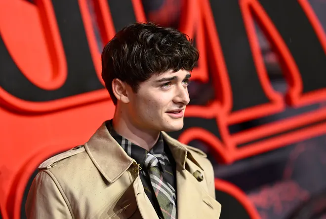 Noah Schnapp walks the red carpet at a special screening of