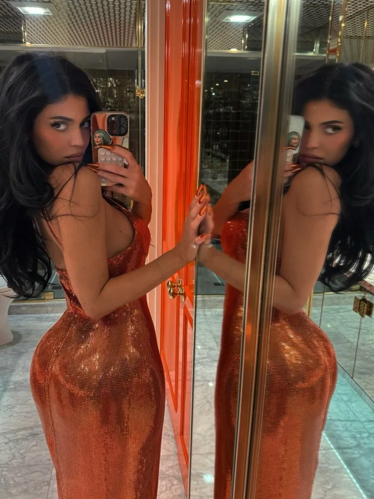 Jenner took to Instagram and shared pictures of her “Marty Supreme”-themed look Kylie Jenner/Instagram