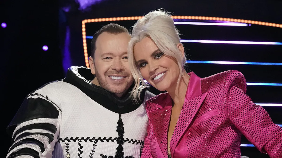 Donnie Wahlberg and Jenny McCarthy on The Masked Singer
