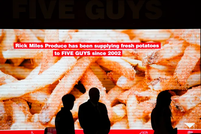 Guests arrive at Gov. Mikie Sherrill's Inaugural Ball in the American Dream Mall, Jan 20, 2026, East Rutherford, NJ, USA.