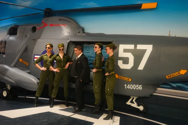 Guests take photos at Gov. Mikie Sherrill's Inaugural Ball in the American Dream Mall, Jan 20, 2026, East Rutherford, NJ, USA.