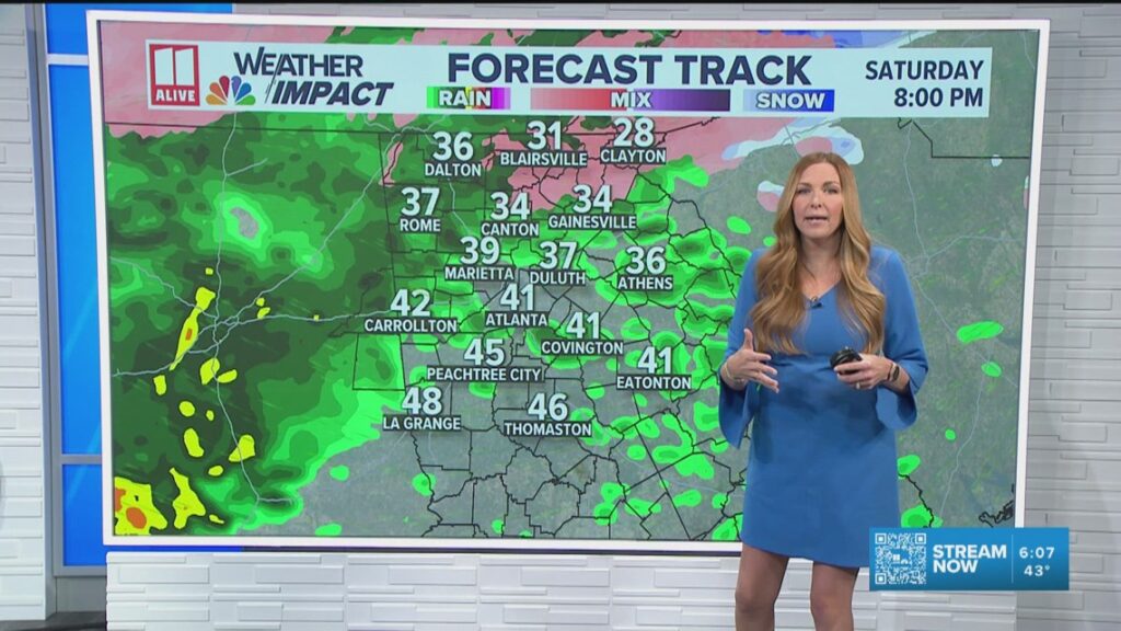 Georgia weather Saturday updates: Winter storm expected to hit metro Atlanta