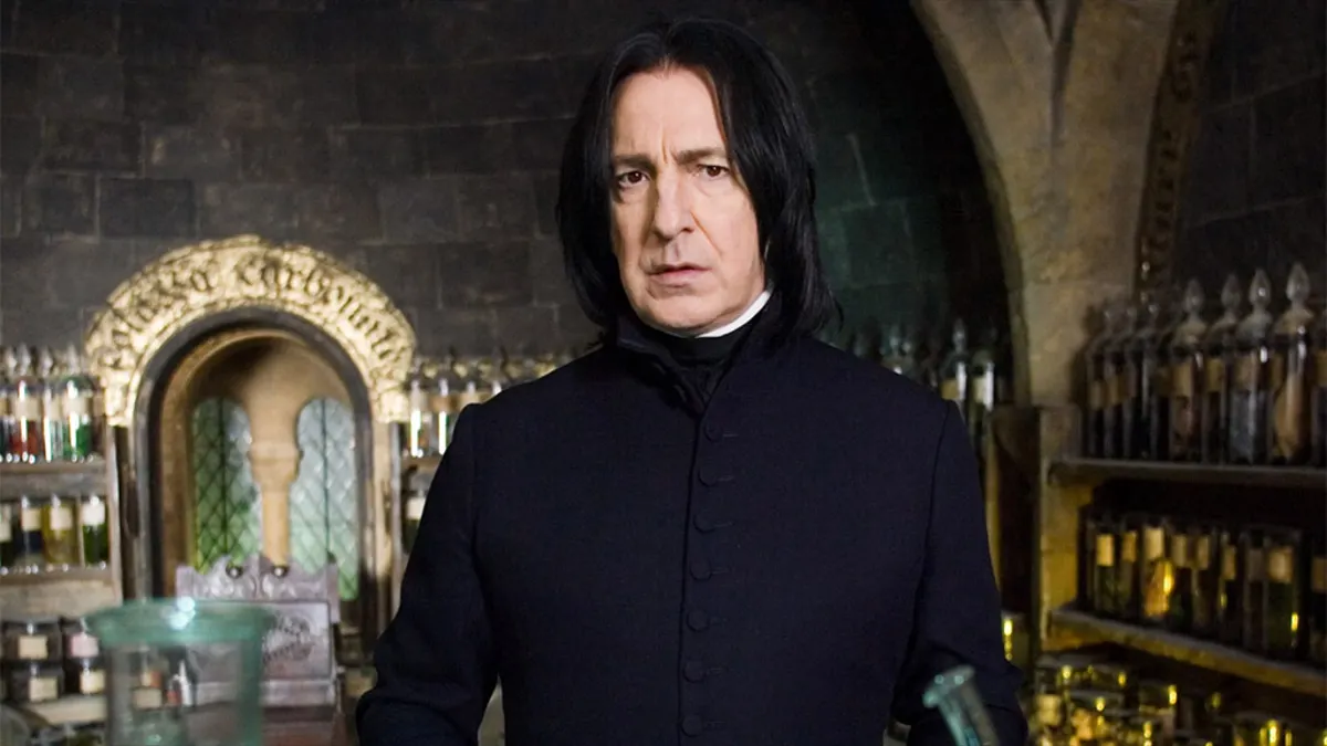 Alan Rickman as the character Snape in 