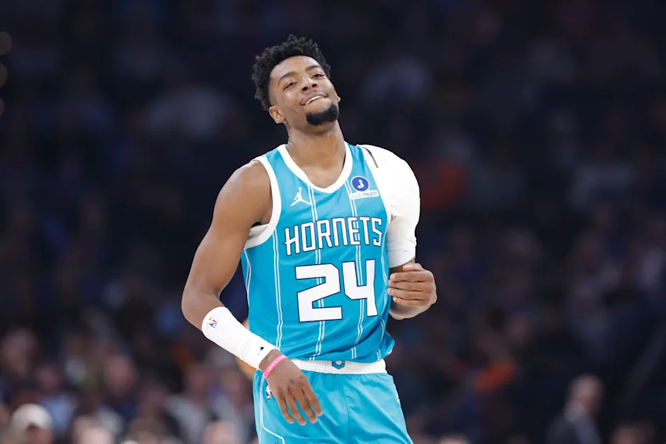 Charlotte Hornets forward Brandon Miller (24)Alonzo Adams-Imagn Images