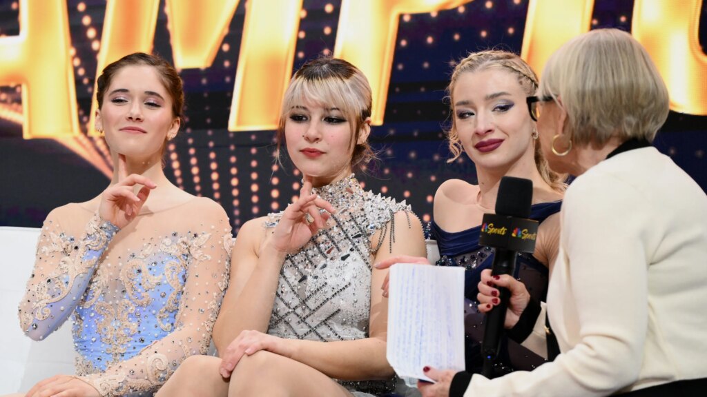 Amber Glenn's US figure skating championship celebration was for the girlies