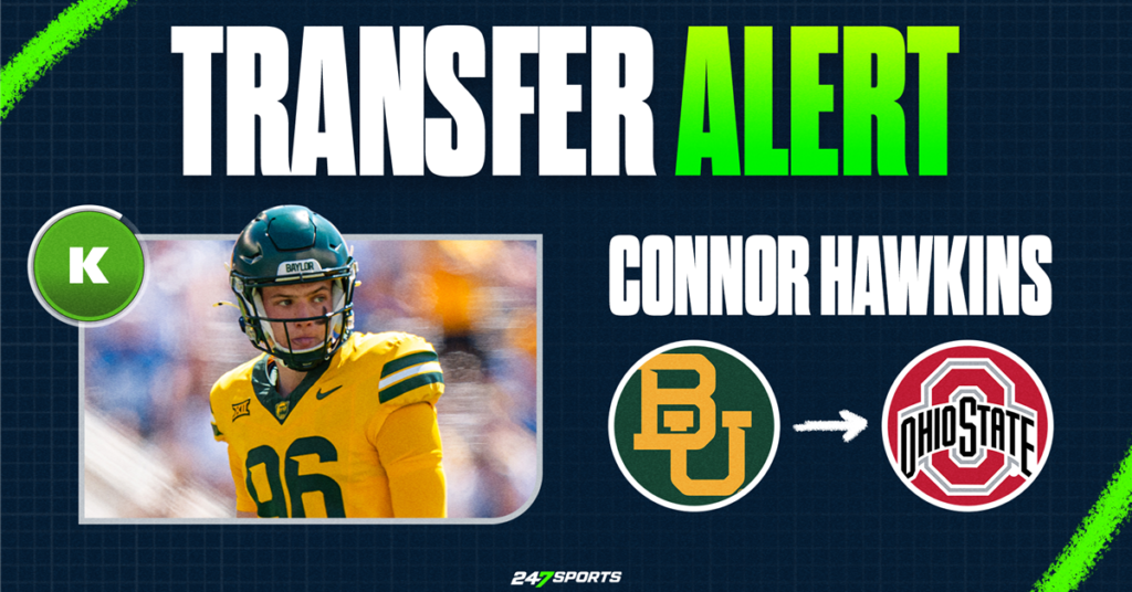 Ohio State lands transfer kicker Connor Hawkins