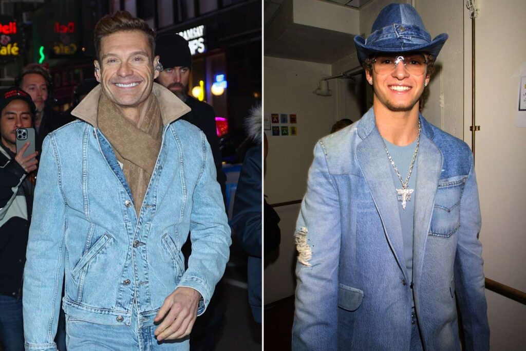 Ryan Seacrest Channels Justin Timberlake in All-Denim Look