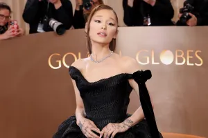 BEVERLY HILLS, CALIFORNIA - JANUARY 11: (FOR EDITORIAL USE ONLY) Ariana Grande attends the 83rd Annual Golden Globe Awards at The Beverly Hilton on January 11, 2026 in Beverly Hills, California. (Photo by Monica Schipper/Getty Images)