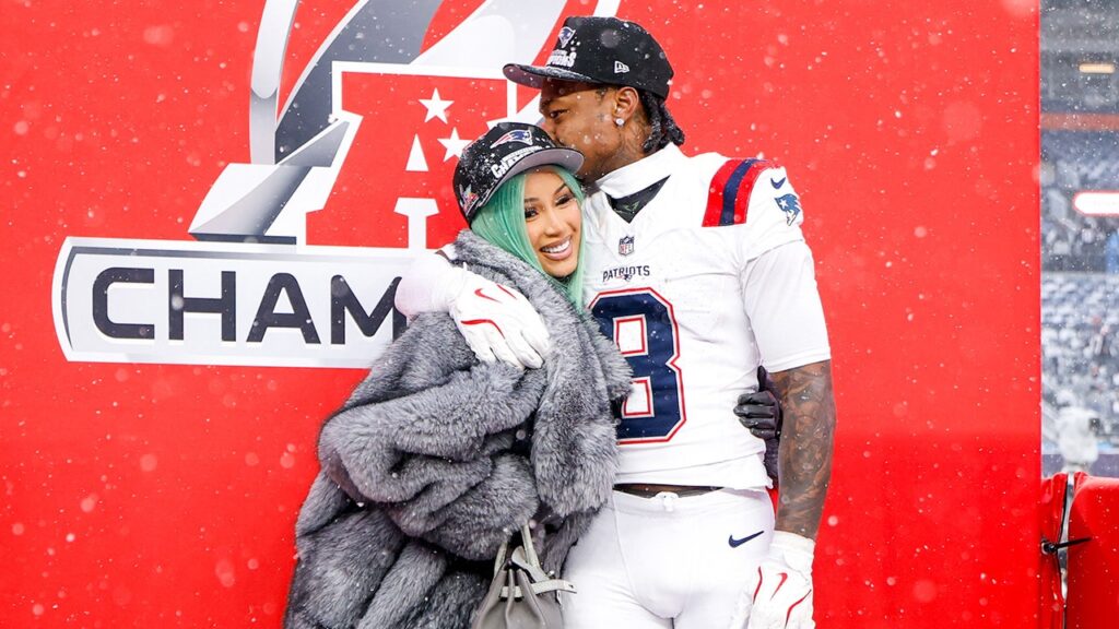 Super Bowl LX: Patriots' Stefon Diggs responds to Cardi B ring question