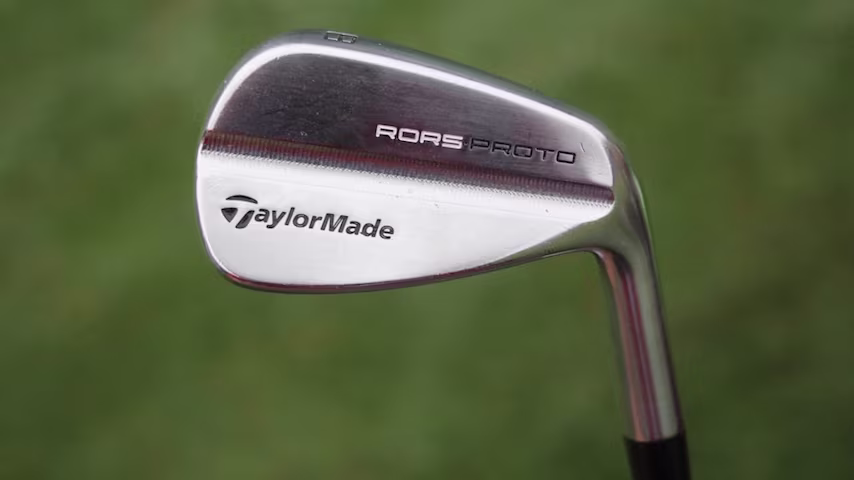A look at Rory McIlroy's TaylorMade 'RORS PROTO' irons. (GolfWRX)
