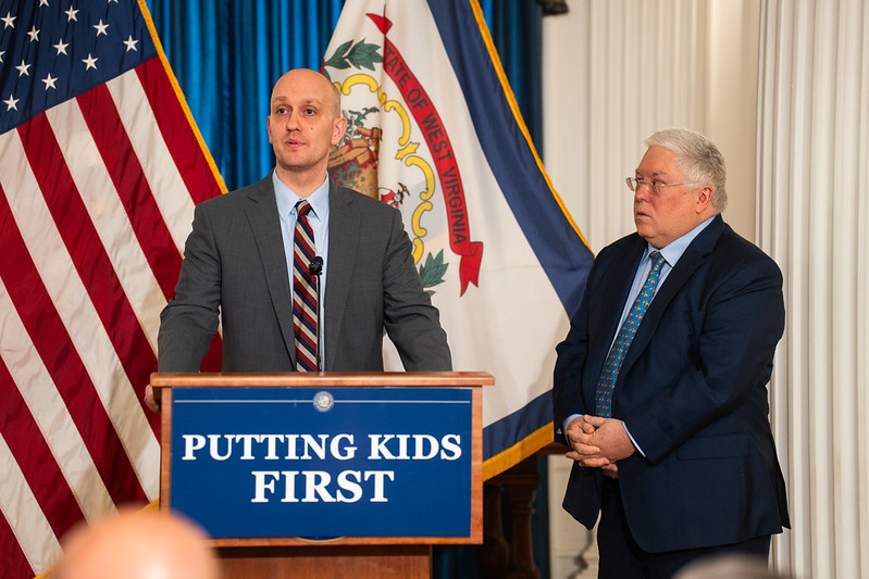 Morrisey names new state school board member while laying out criticism of current board