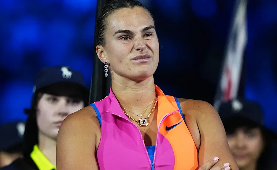 Aryna Sabalenka at the Australian Open.