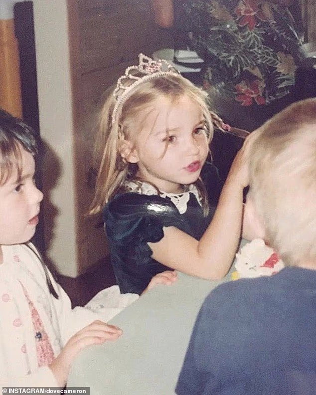 Cameron, pictured here as a young girl, was only eight years old when her friend was killed