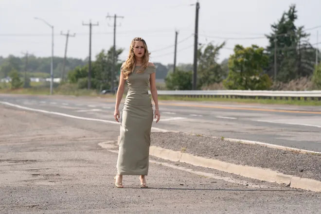 Grace Van Patten, playing Lucy, is seen in the