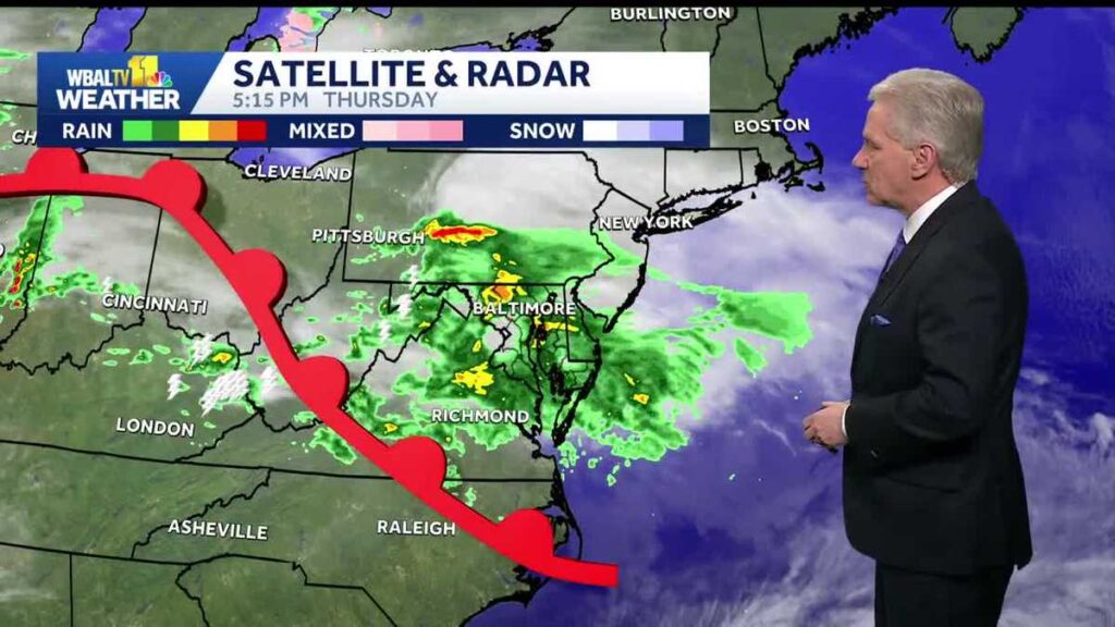 Baltimore weather: Rain continues Thursday night