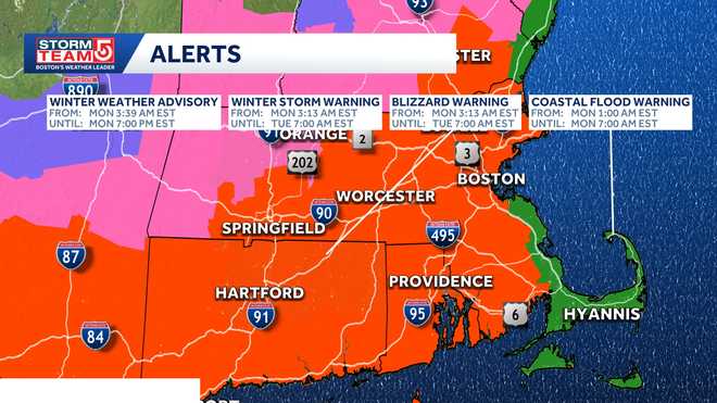 active weather watches, warnings