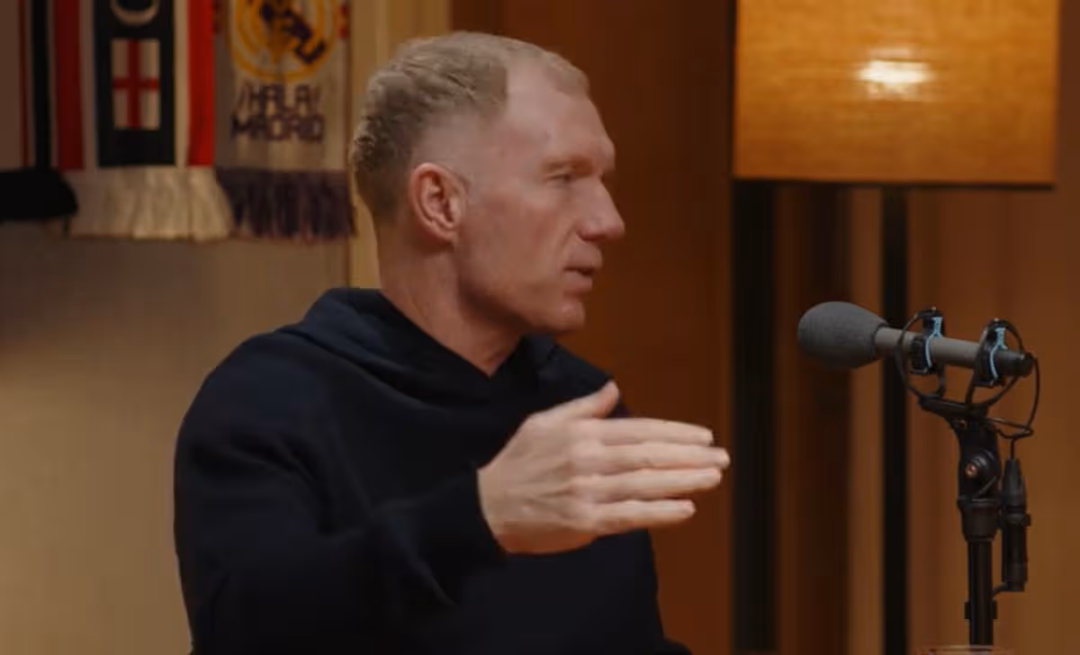 Paul Scholes speaking in an interview