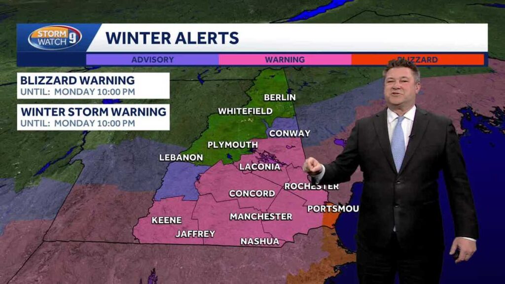 Blizzard Warning will go into effect later today