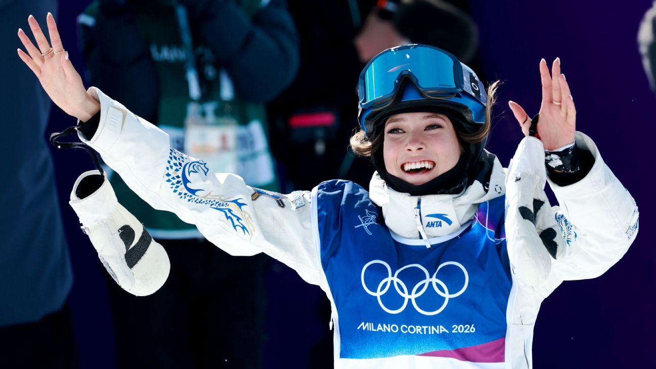 Eileen Gu defends halfpipe gold for 6th career Olympic medal