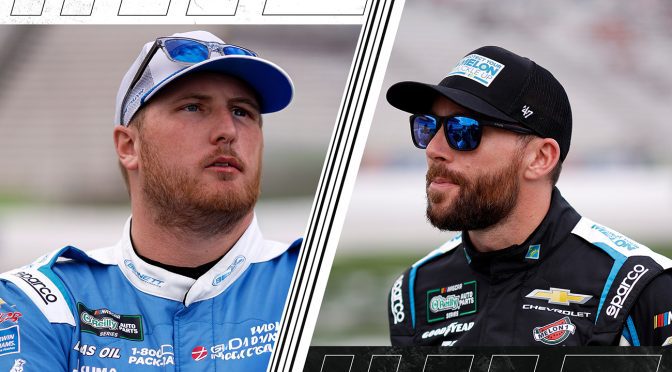 Hill, Chastain collide in O'Reilly final lap at EchoPark